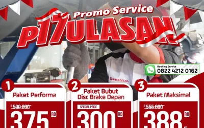 Promo Service Mobil PITULASAN di Honda Bintang Sragen, Jelas Paling Hemat